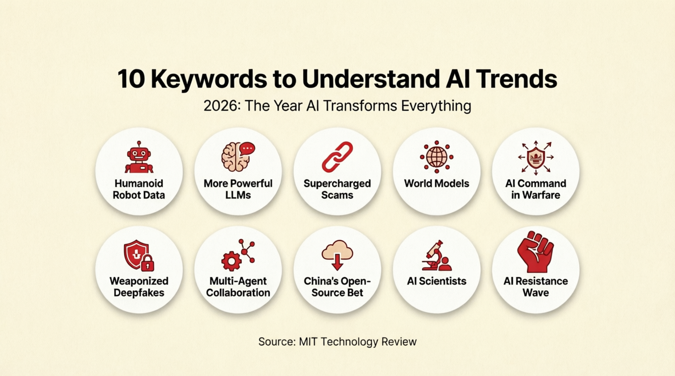10 個關鍵字，了解當下發展的 AI 趨勢